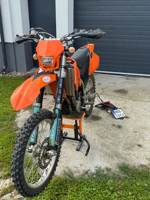 KTM 250EXC zarejestrowany