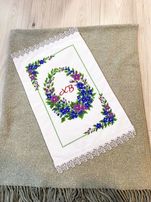 Рушник вишитий бісером