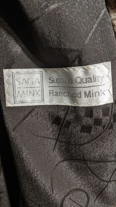 Норкова шуба Saga Mink Італія 44р. стан дуже хороший