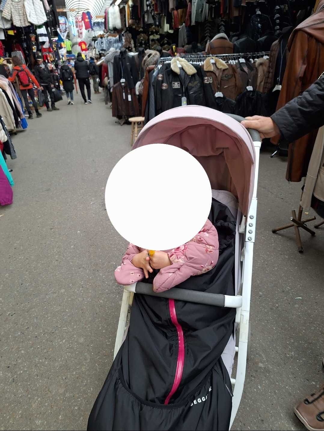 Śpiwór śpiworek otulacz na zimę do wózka na sanki Geggamoja
