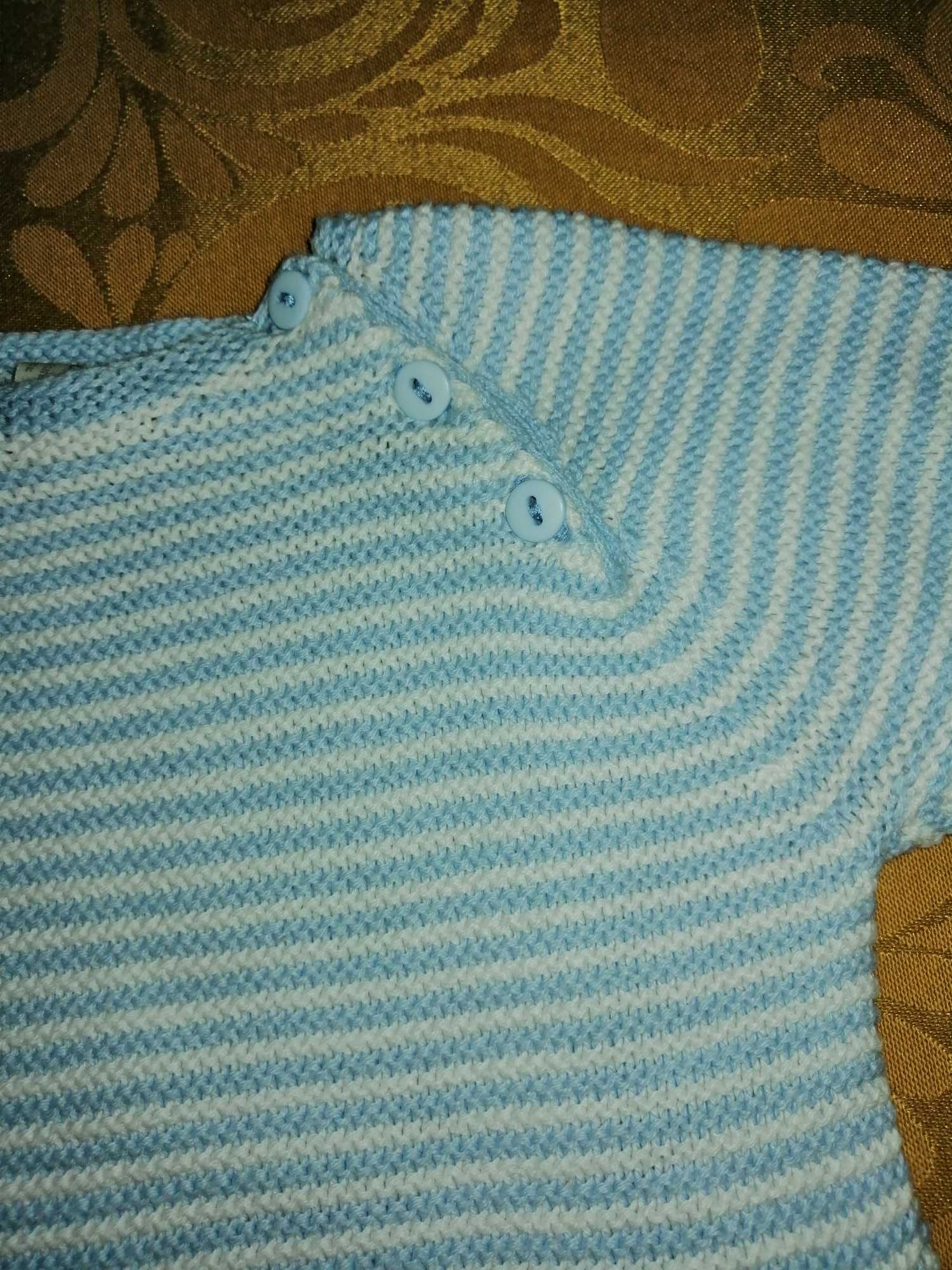 Conjunto em malha, Zippy, tamanho 3 a 6 meses (68cm)