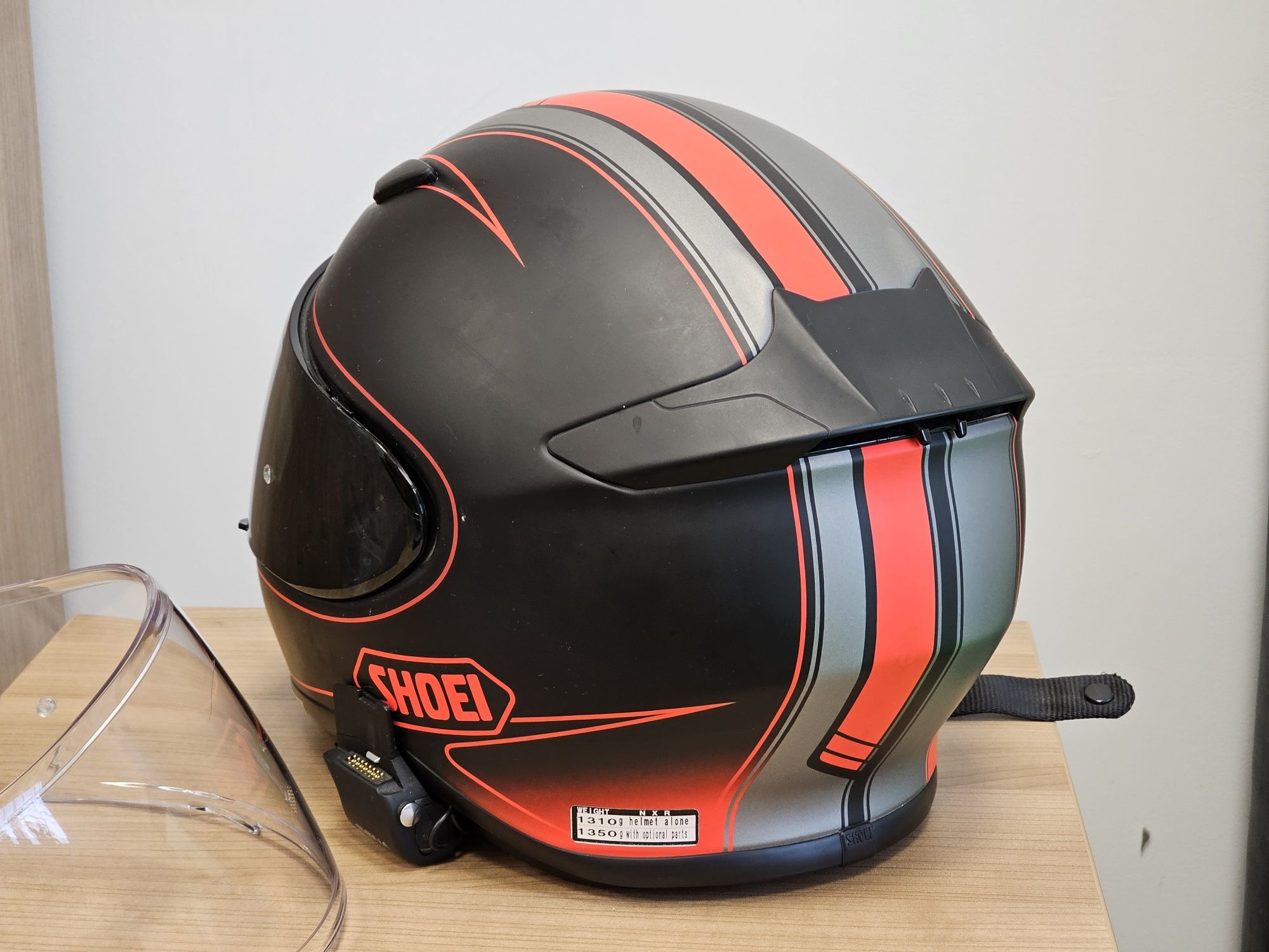 Shoei NXR M ka Kask Szyba Jasna Czarna Pinlock

Zadbany