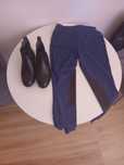 Spodnie i buty do jazdy konnej