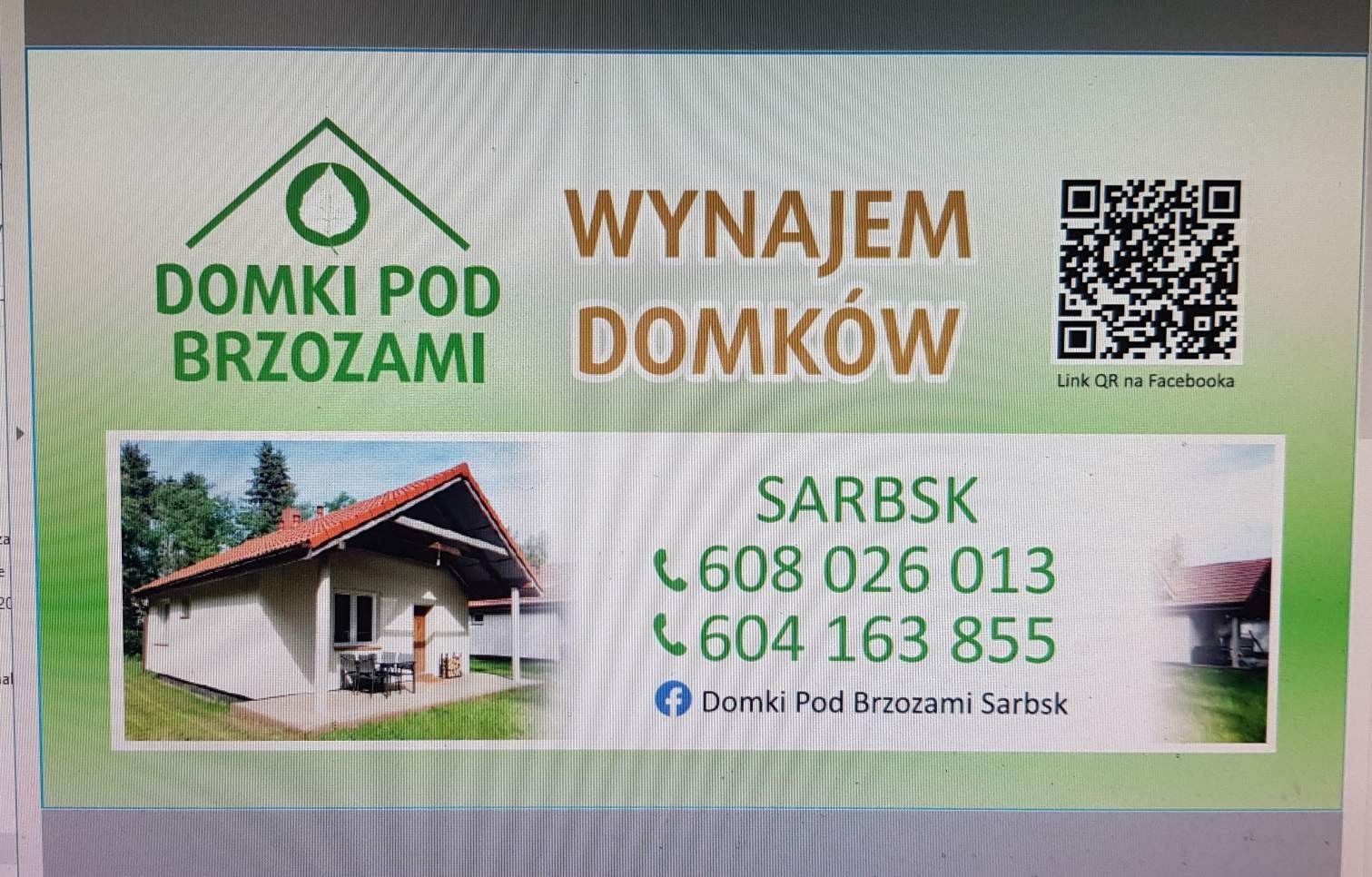 Domek letniskowy jezioro/ morze wynajem