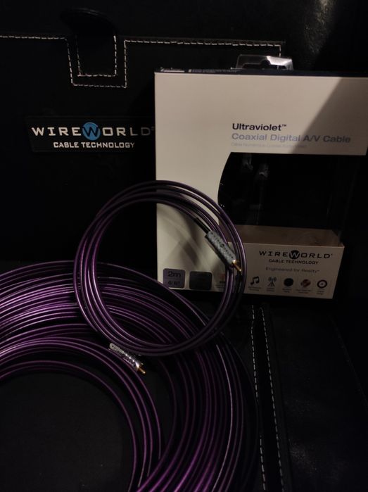 WireWorld Ultraviolet Coaxial ze szpuli do kabli RCA i XLR