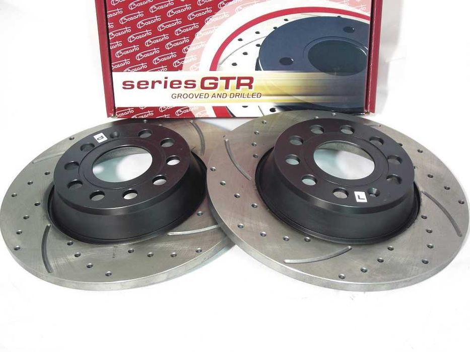 TARCZE hamulcowe wiercone 282mm VW Passat B6 CC Golf V VI Audi A3 TYŁ