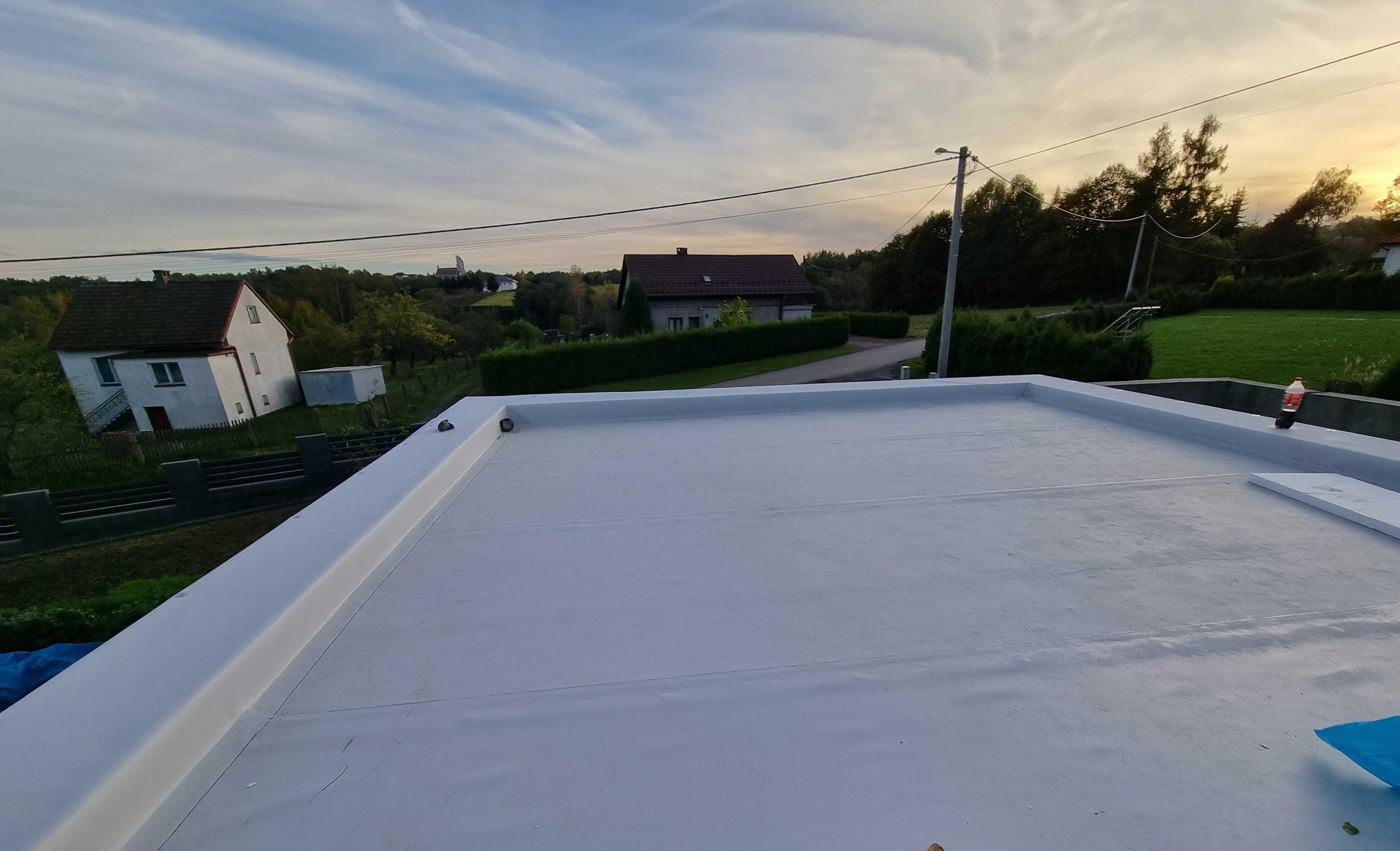 Hydroizolacje Dachy płaskie Tarasy Balkony Pcv Resitrix Epdm Papa