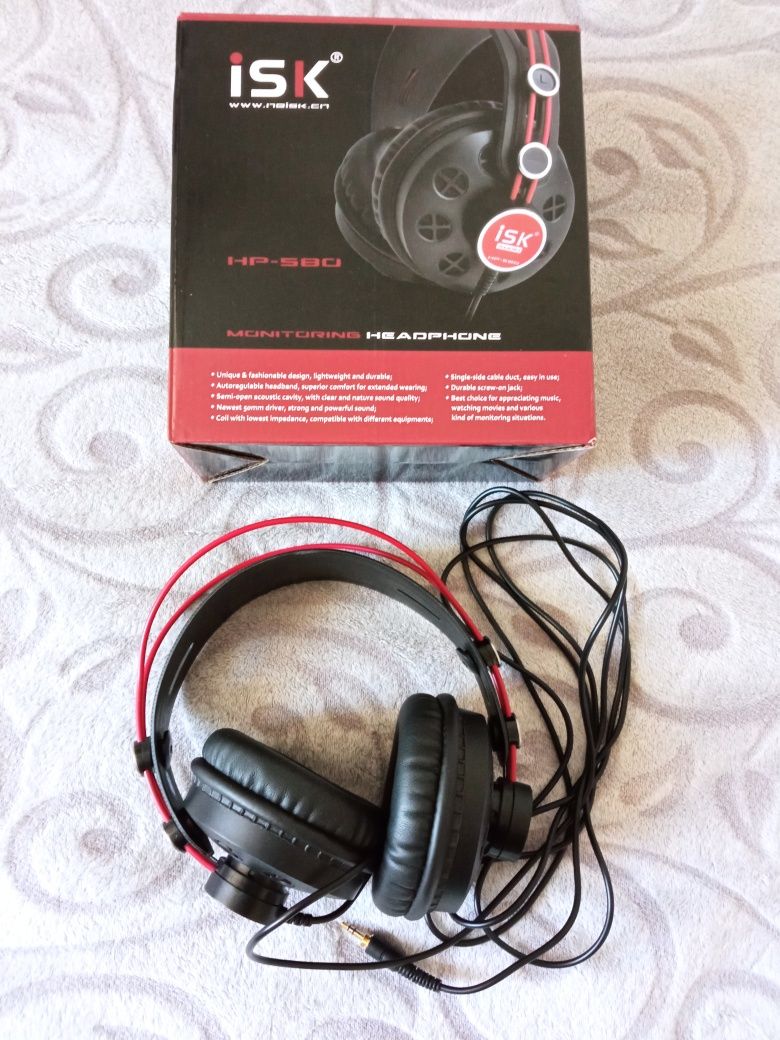 Słuchawki ISK HP 580