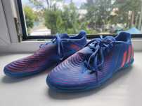 Buty do piłki Halówki 43 1/3 26.7 CM Adidas Predator GX0025 Niebieski