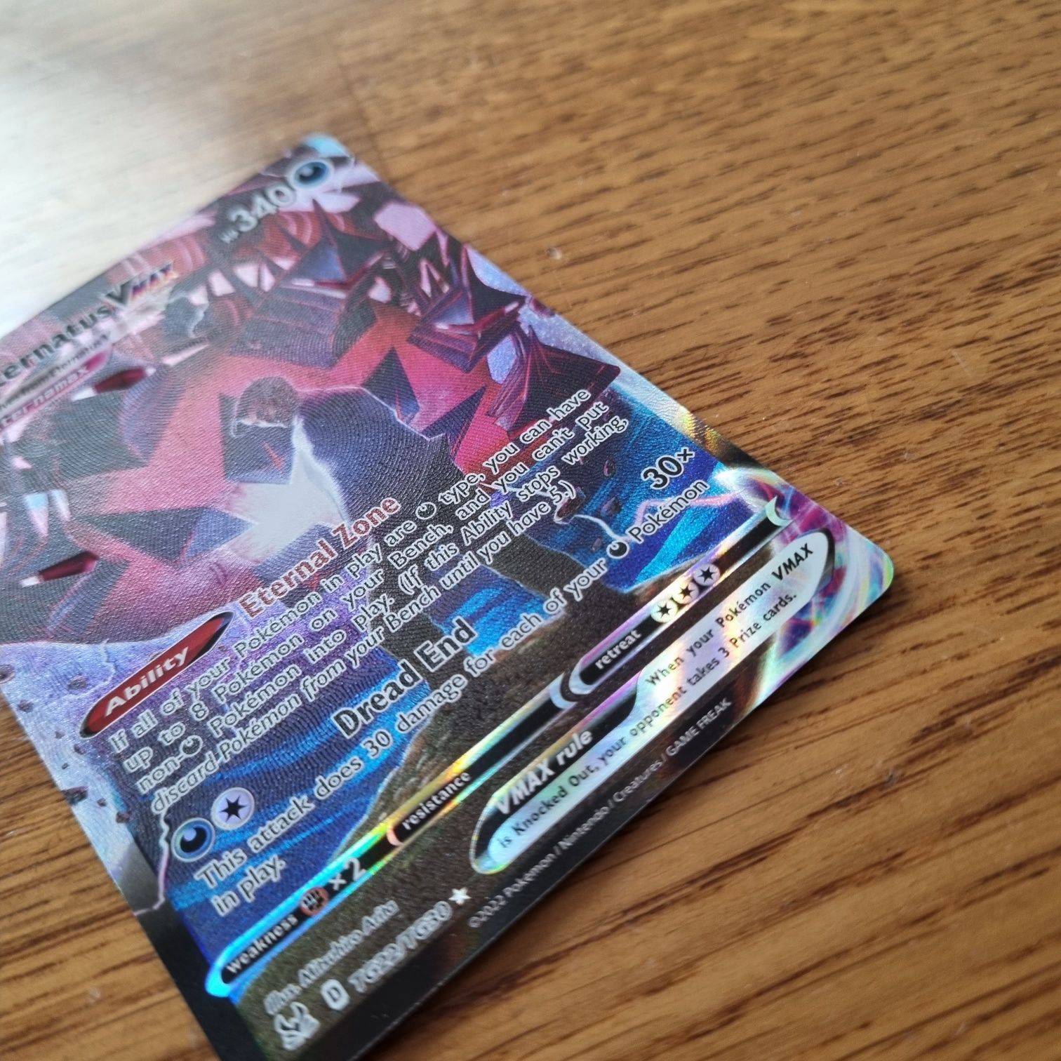 Karta Pokemon Eternatus Vmax