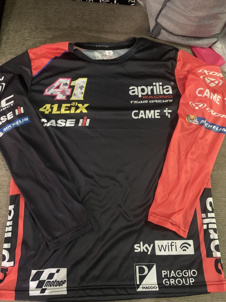 Camisola Aprilia manga comprida anti transpirante