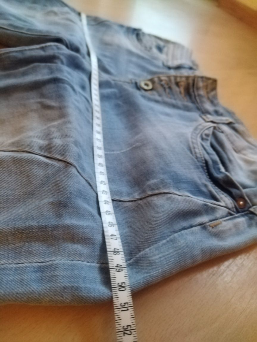 Jeansy jasne damskie M/L elastyczne