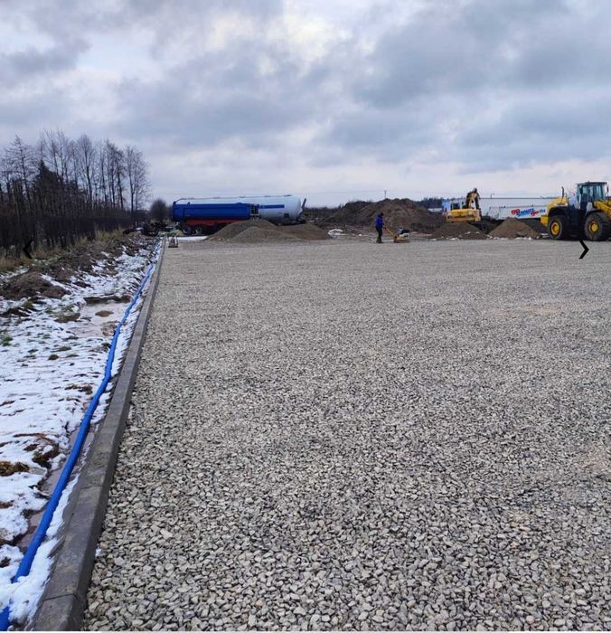 Utwardzanie terenu budowa dróg parkingów placów kruszywo drogowe