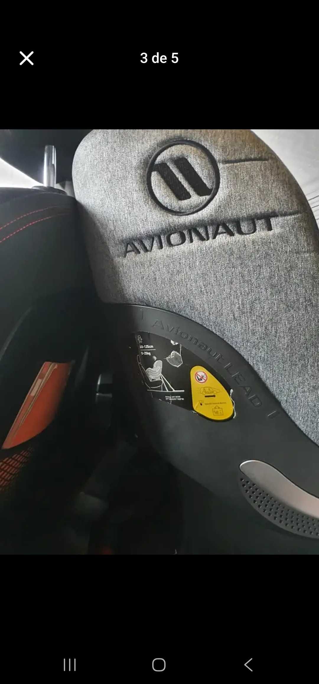 Cadeira auto bebe