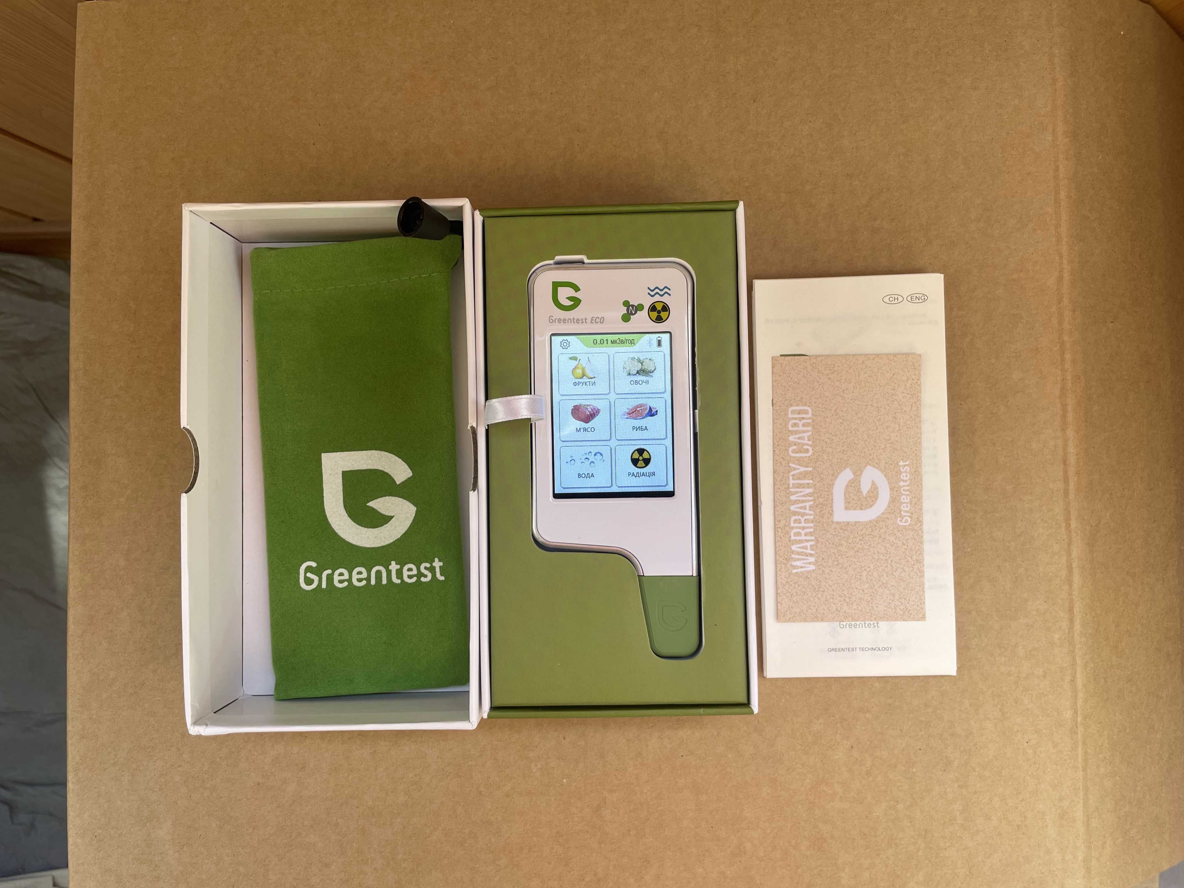 Дозиметр, нітрат-тестер і вимірювач жорсткості води GreenTest ECO 6