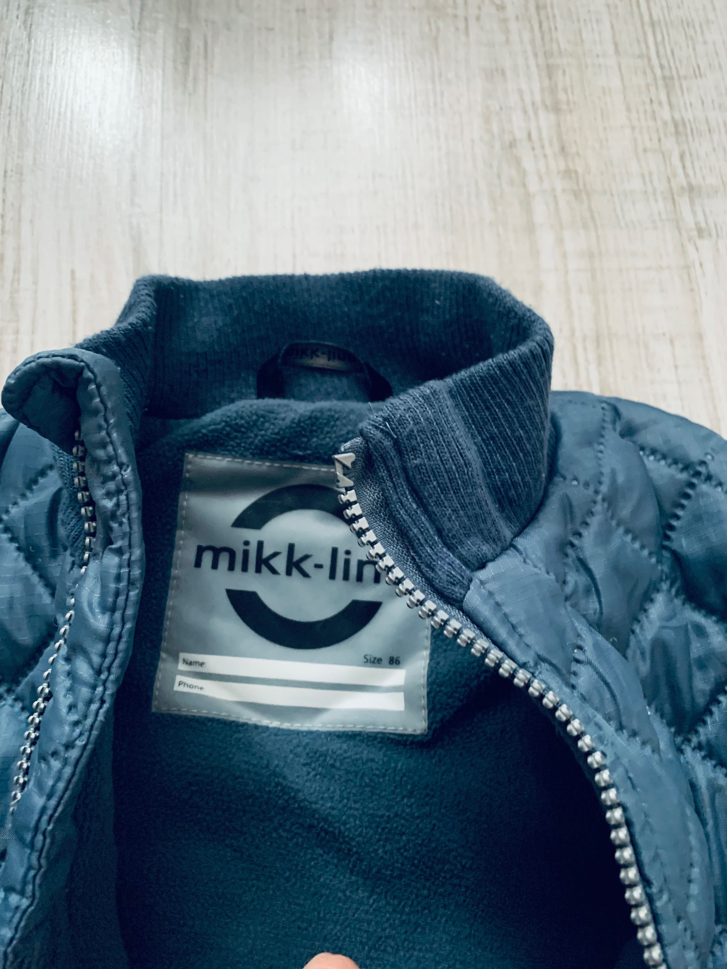 Mikk-Line r. 86 kurtka wiosenna z membraną niebieska