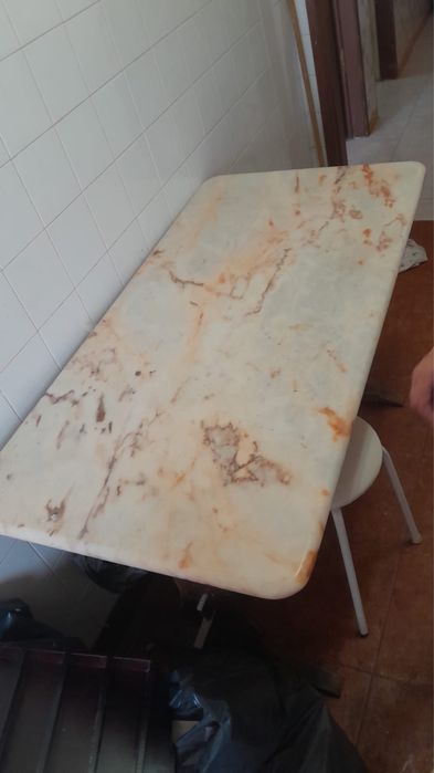 Mesa de jantar pedra marmore