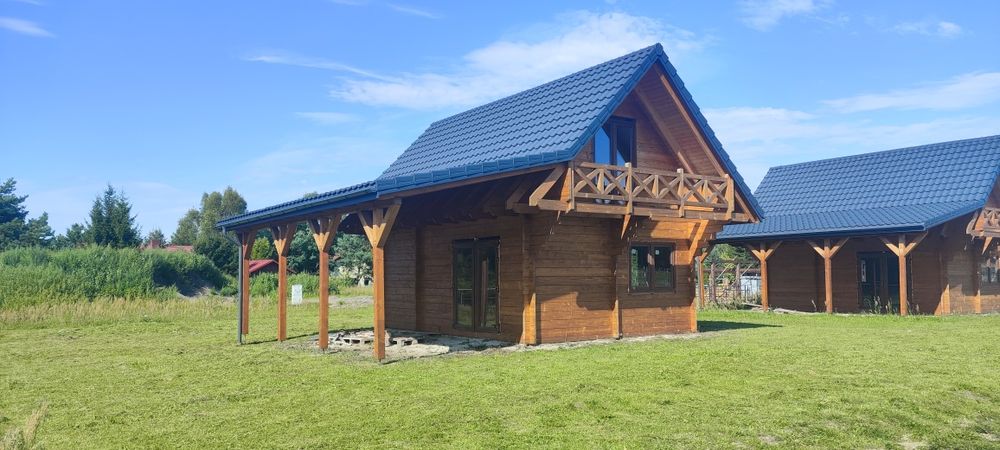 Domek drewniany z bala Nad jeziorem Stadnina koni OKAZJA