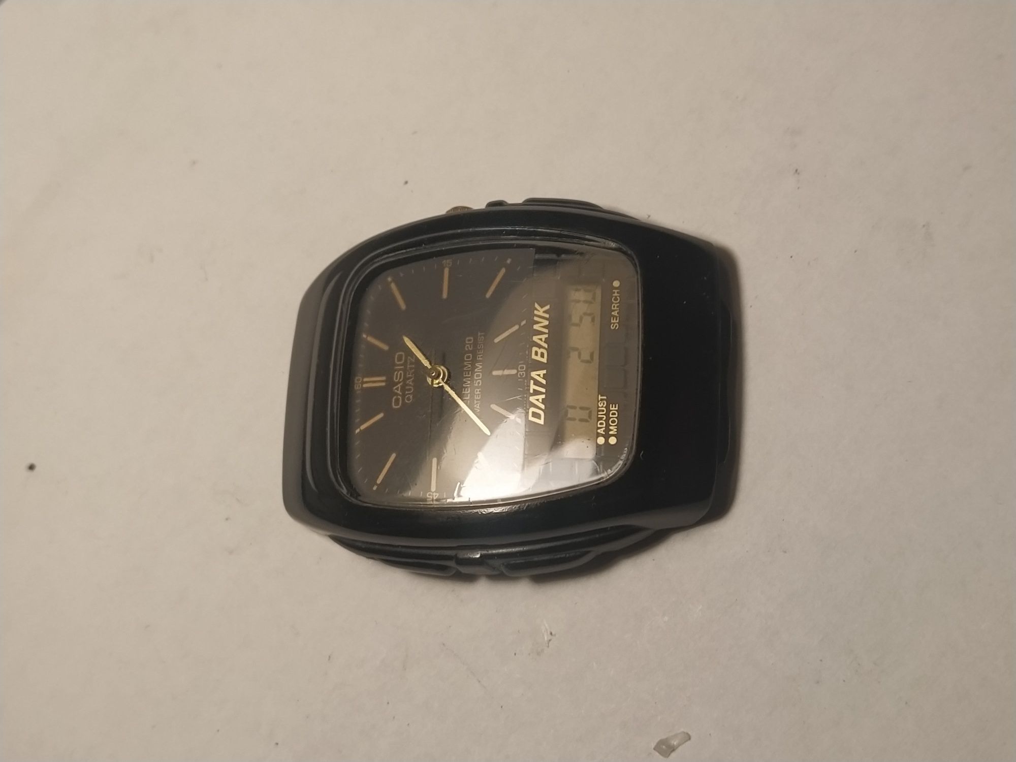 Zegarek CASIO 344 AB-30W.Data Bank Tele Memo.93 r.Stan Idealny!