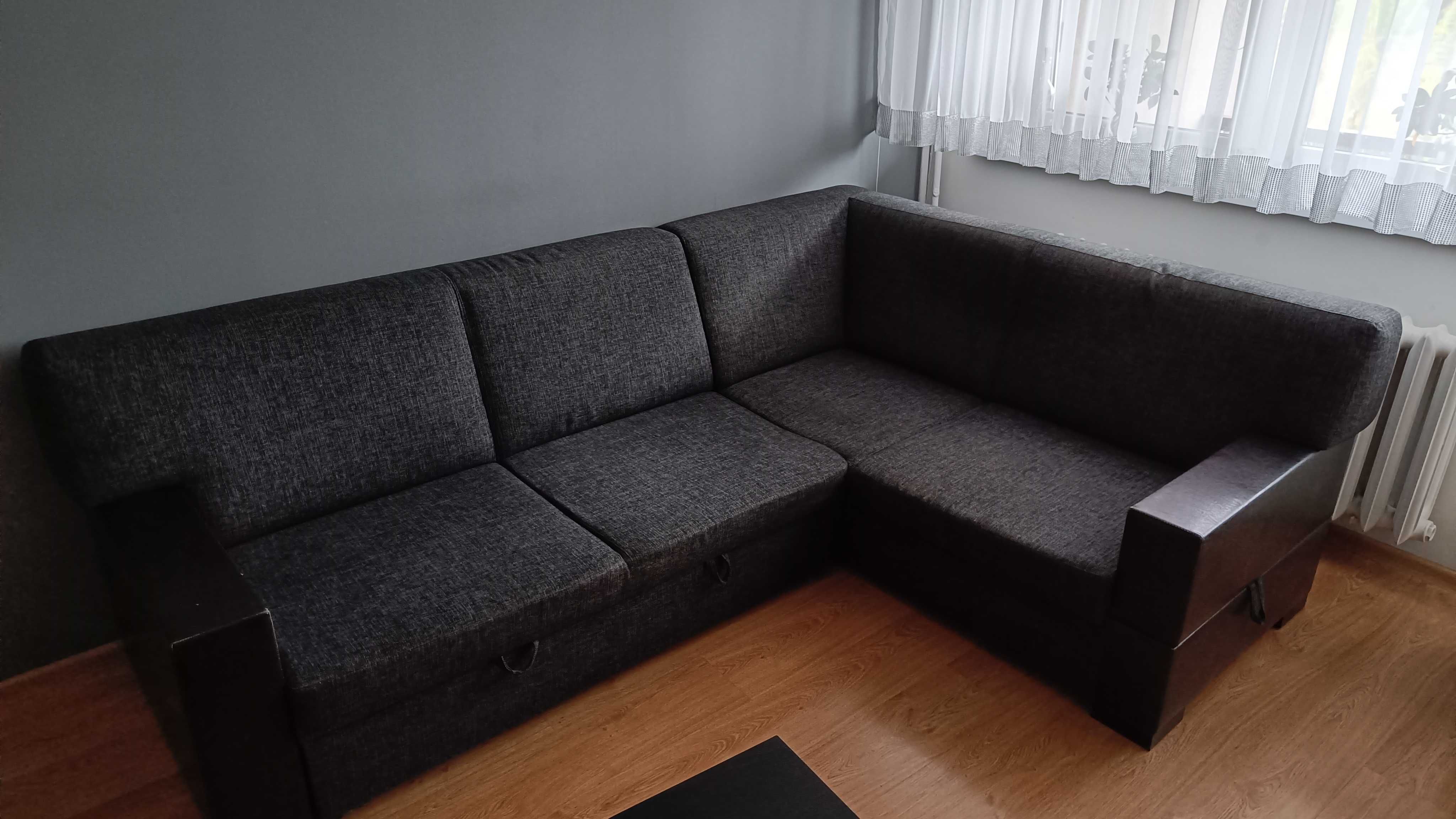 Meble do salonu komplet. Rogówka Komoda Regał Sofa