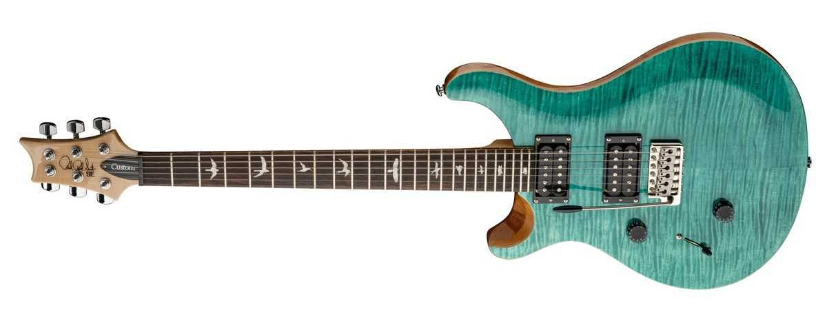 PRS SE Custom 24 "Lefty" Turqouise - leworęczna gitara elektryczna