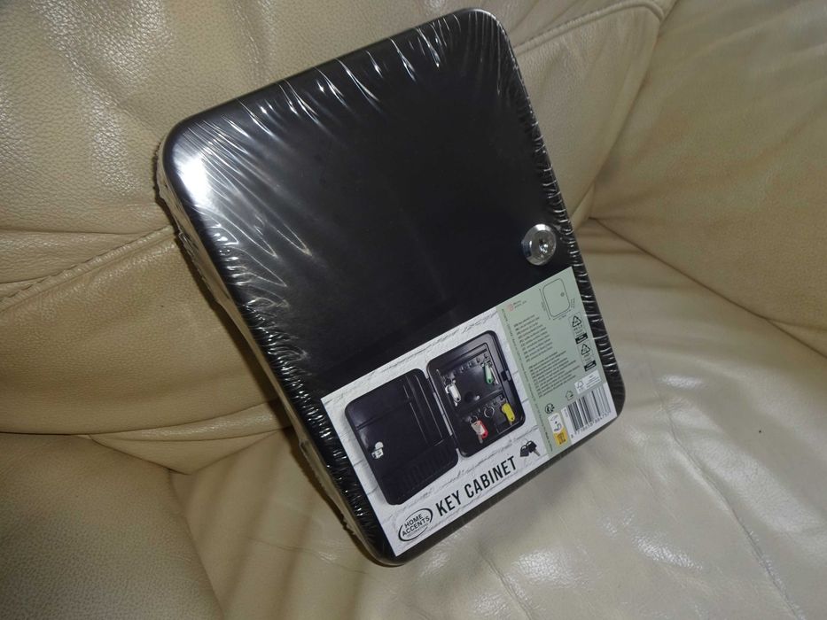 Home Accents Key Cabinet metalowa szafka kasetka skrzynka na klucze