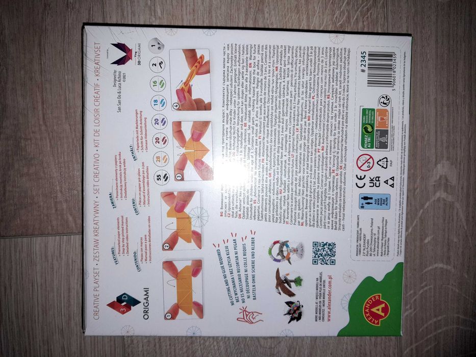 Nowy Motyl motylek Origami 3D 157 elementów firmy Alexander
