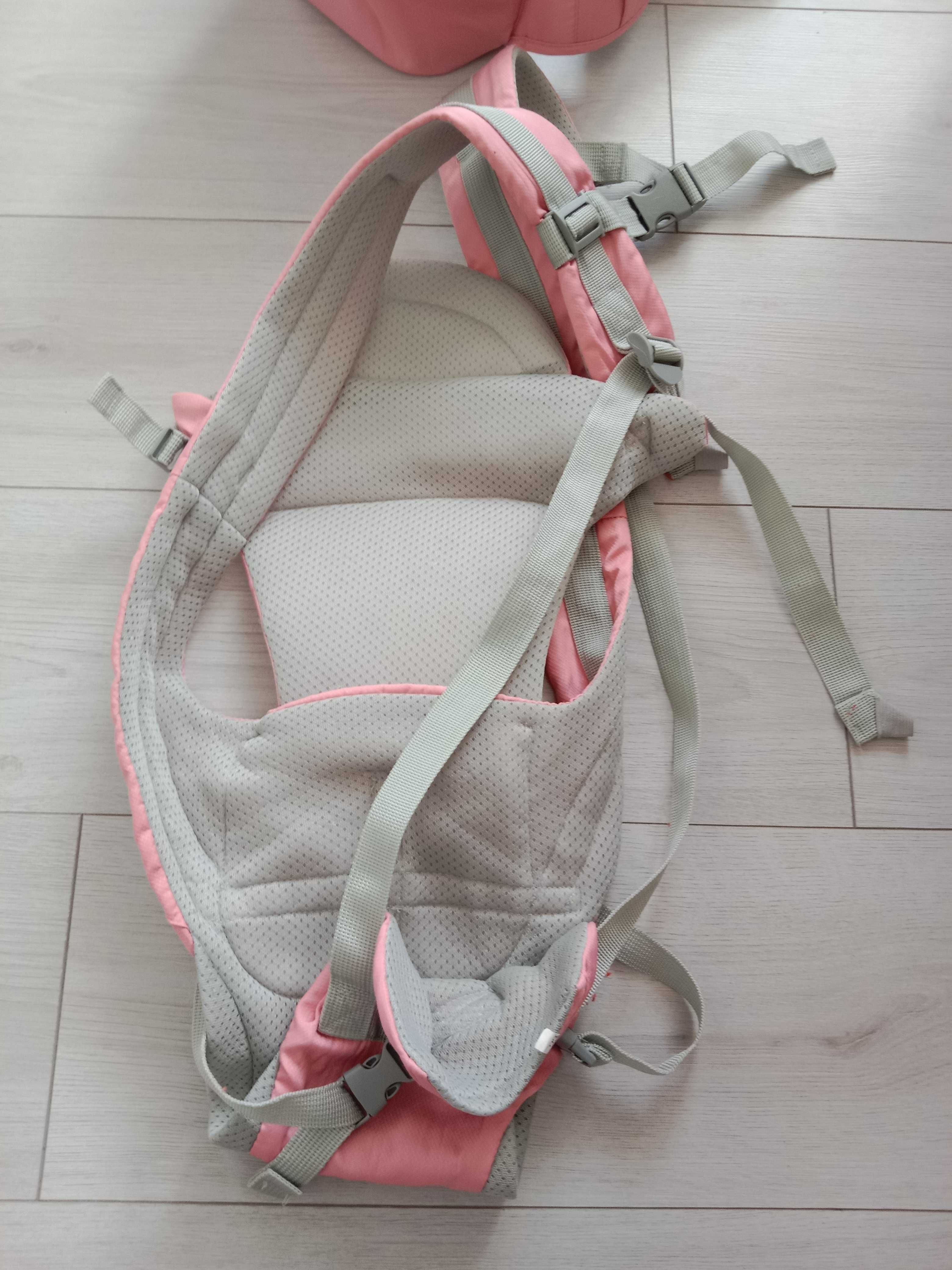 Хипсит эрго рюкзак Qinhu розовый переноска для малыша