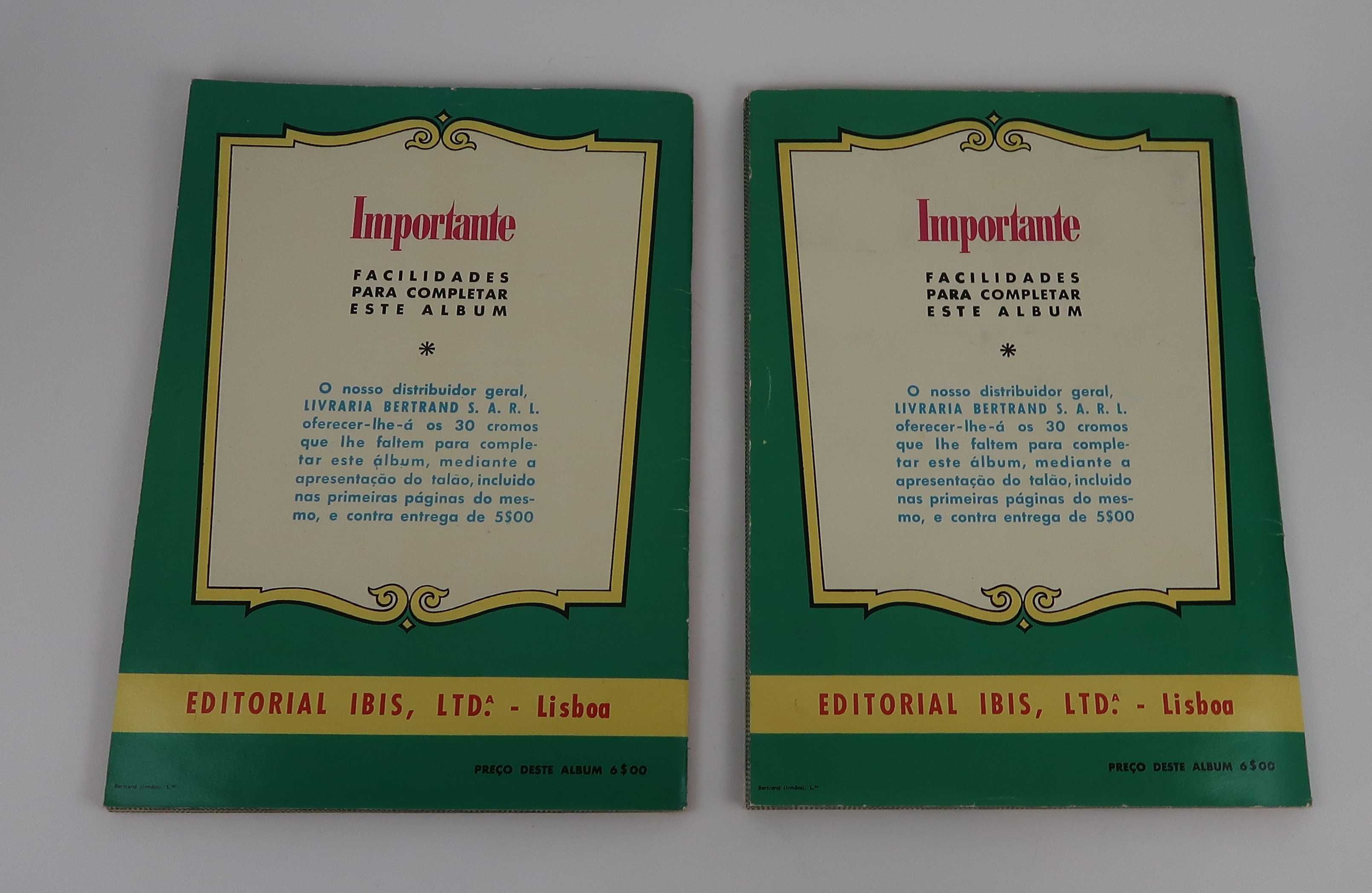 Cadernetas Historia Natural Álbum 1 e 2 completos - 1958