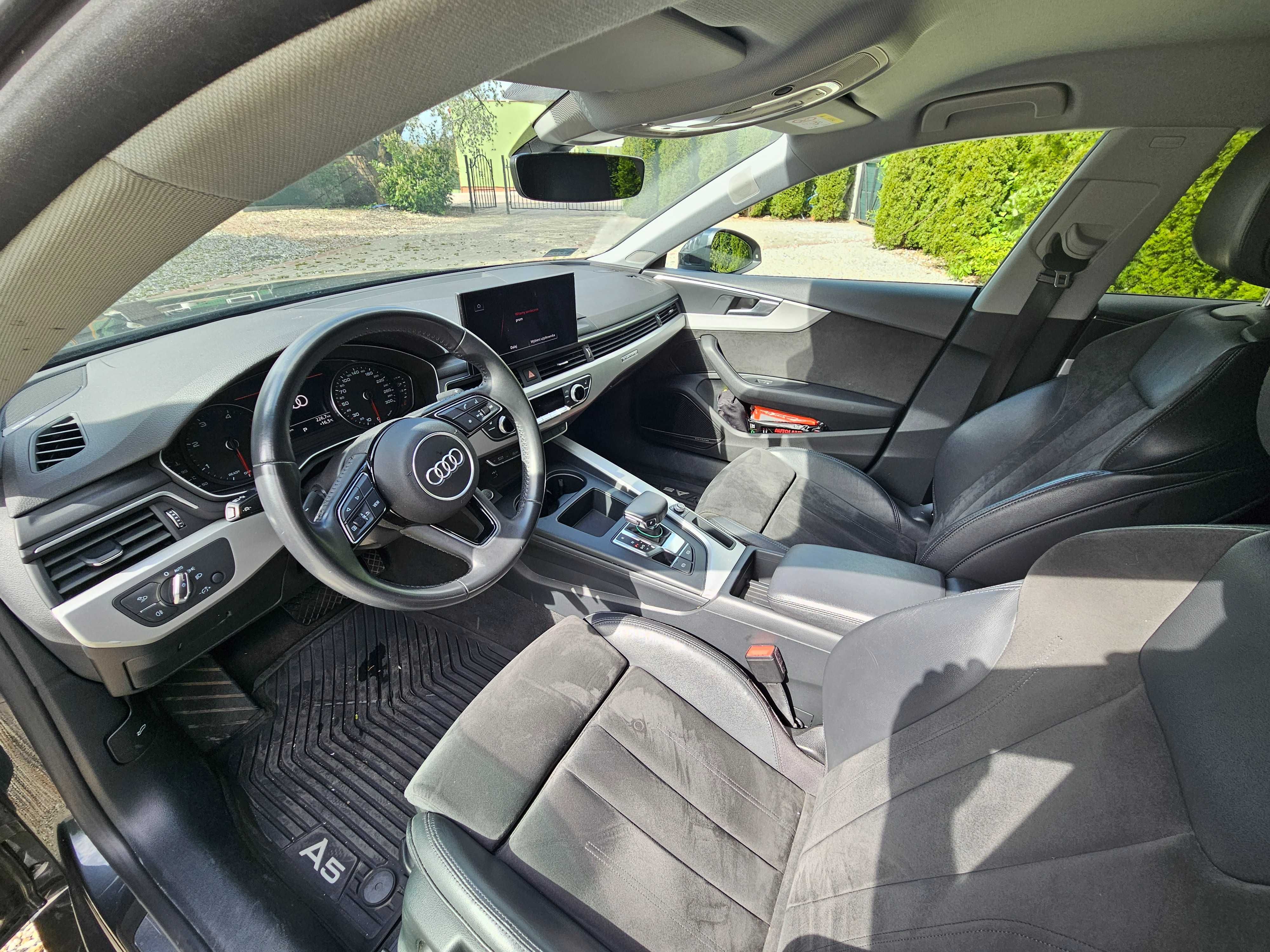 2020 Audi A5  2.0 TDI quattro 190 KM S tronic, bogate wyposażenie