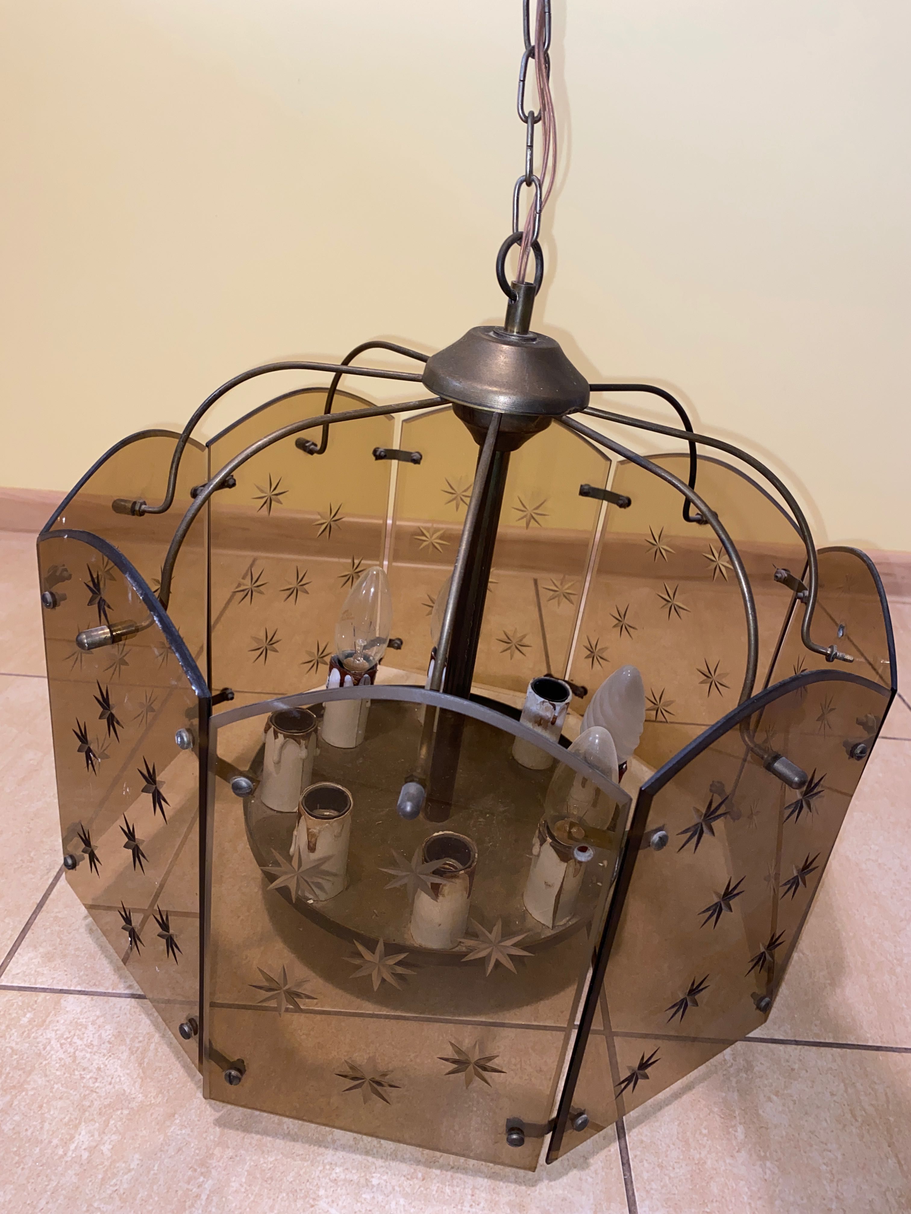 Elegancki żyrandol lampa do dużego pokoju