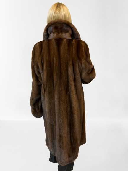 Płaszcz grzbiety norcze Mink Male Scan Brown