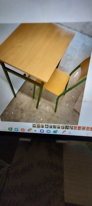 Stoli biurko z krzesełkiem 70x50 wys 45.