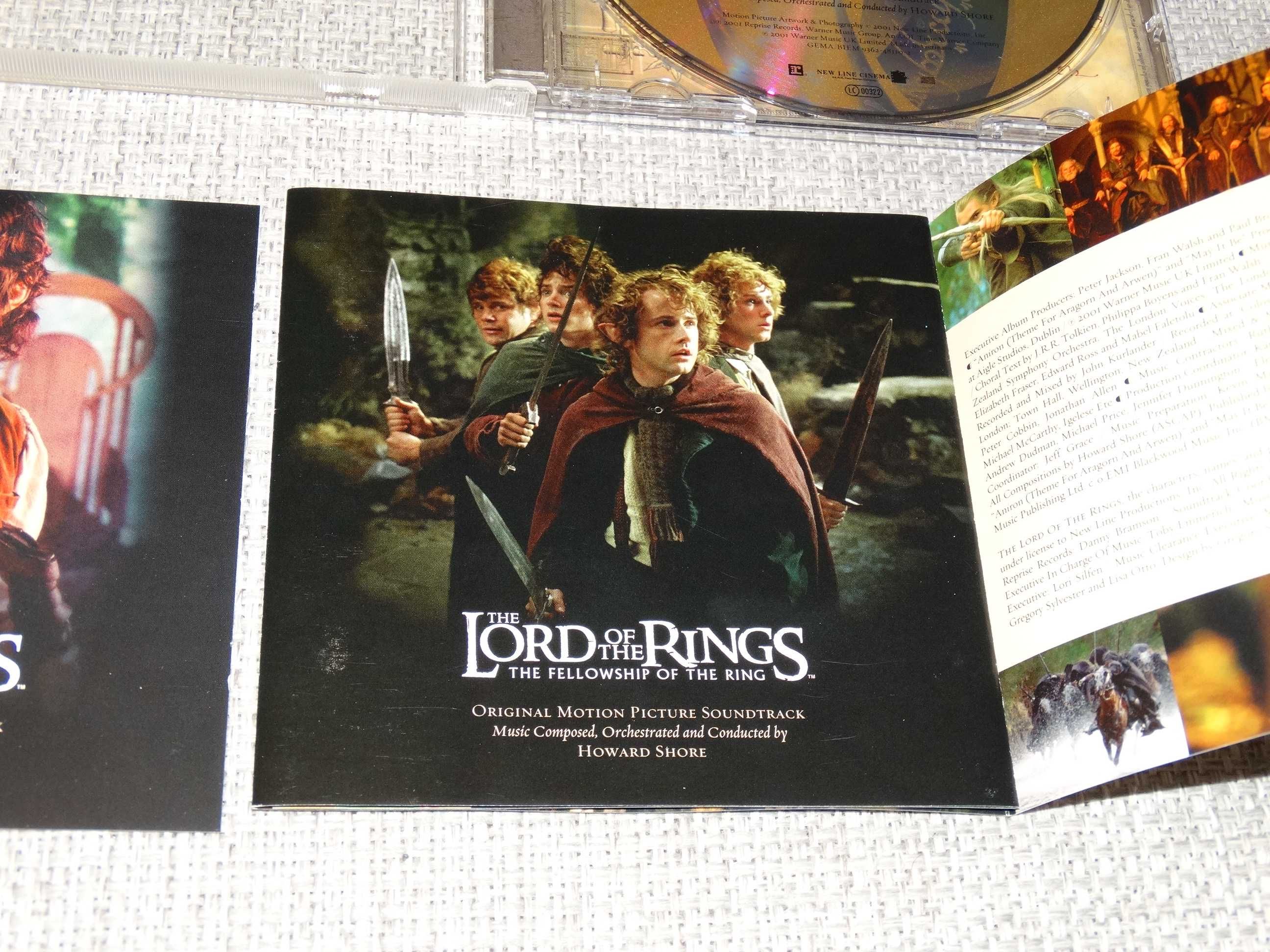 THE lord of the Rings Fellowship   Howard Shore CD