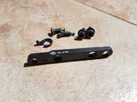 adapter hamulca tarczowego Shimano 140/160mm Flat Mount, przód