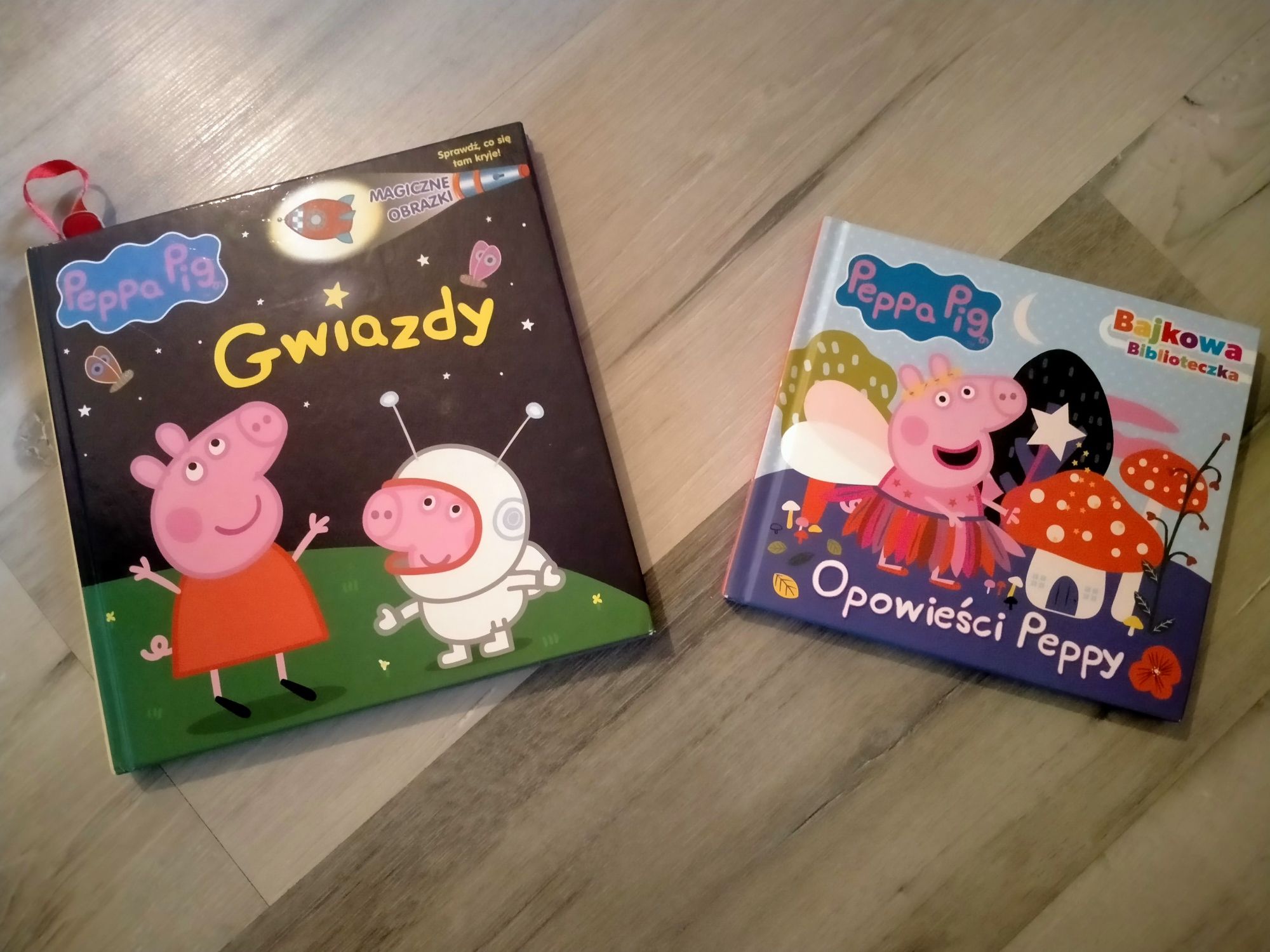 Książki dla dzieci z serii świnka Peppa magiczne podświetlane obrazki