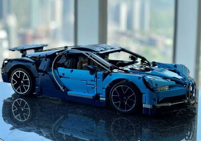 Klocki SuperCar Bugatti Chiron 3599-elem 56cm zam. Technic