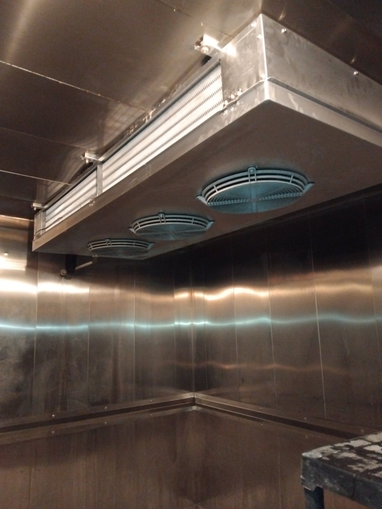 Câmara de frio em inox