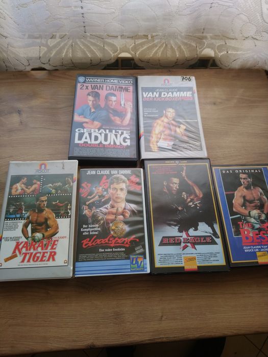 Filmy VHS karate Tiger van dam