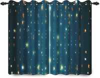 Zasłony gwiazdy zaciemniające 132 x 214 cm