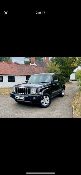 2007 JEEP Commander 3.0crd Czarny Anglik