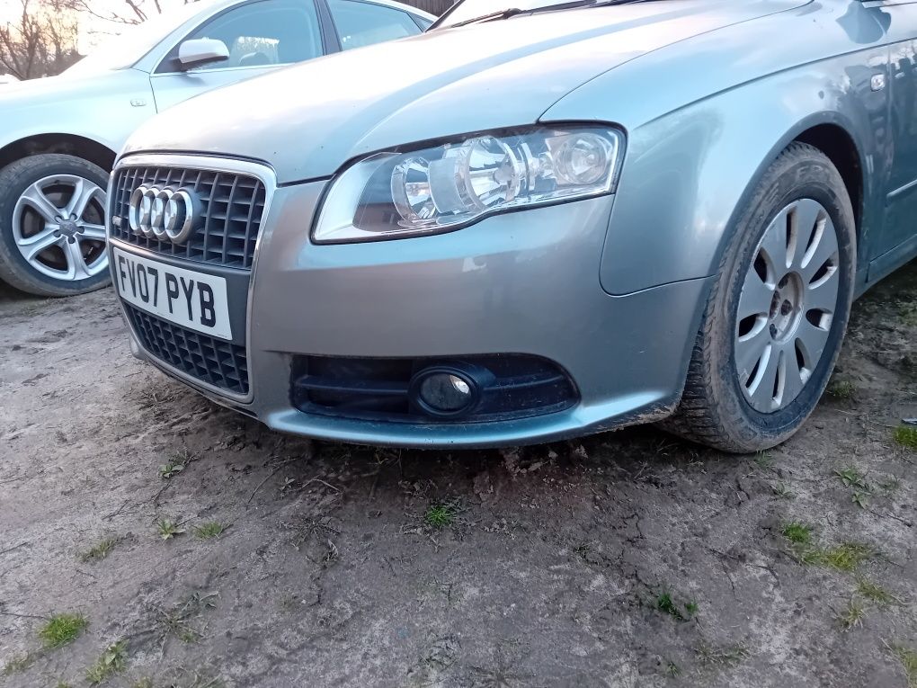 Audi a4 b7 2.0tdi ly7g kompletny przód sline maska zderzak