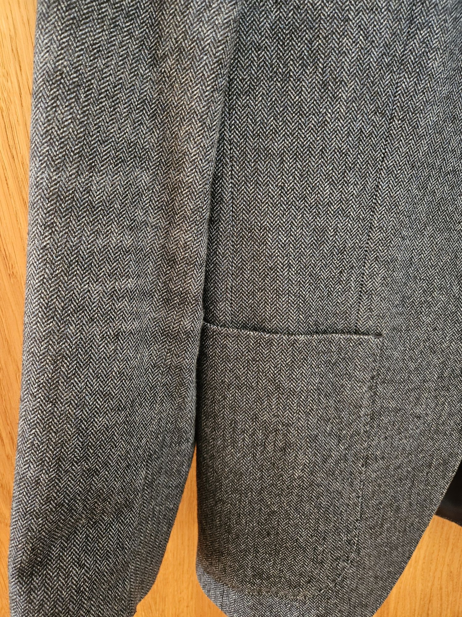 Piękna granatowa marynarka Tommy Hilfiger rozm. 48 wełna