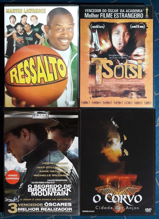 A: DVDs Filmes 0,40 cêntimos Comédia, Terror, Românticos, Ficção