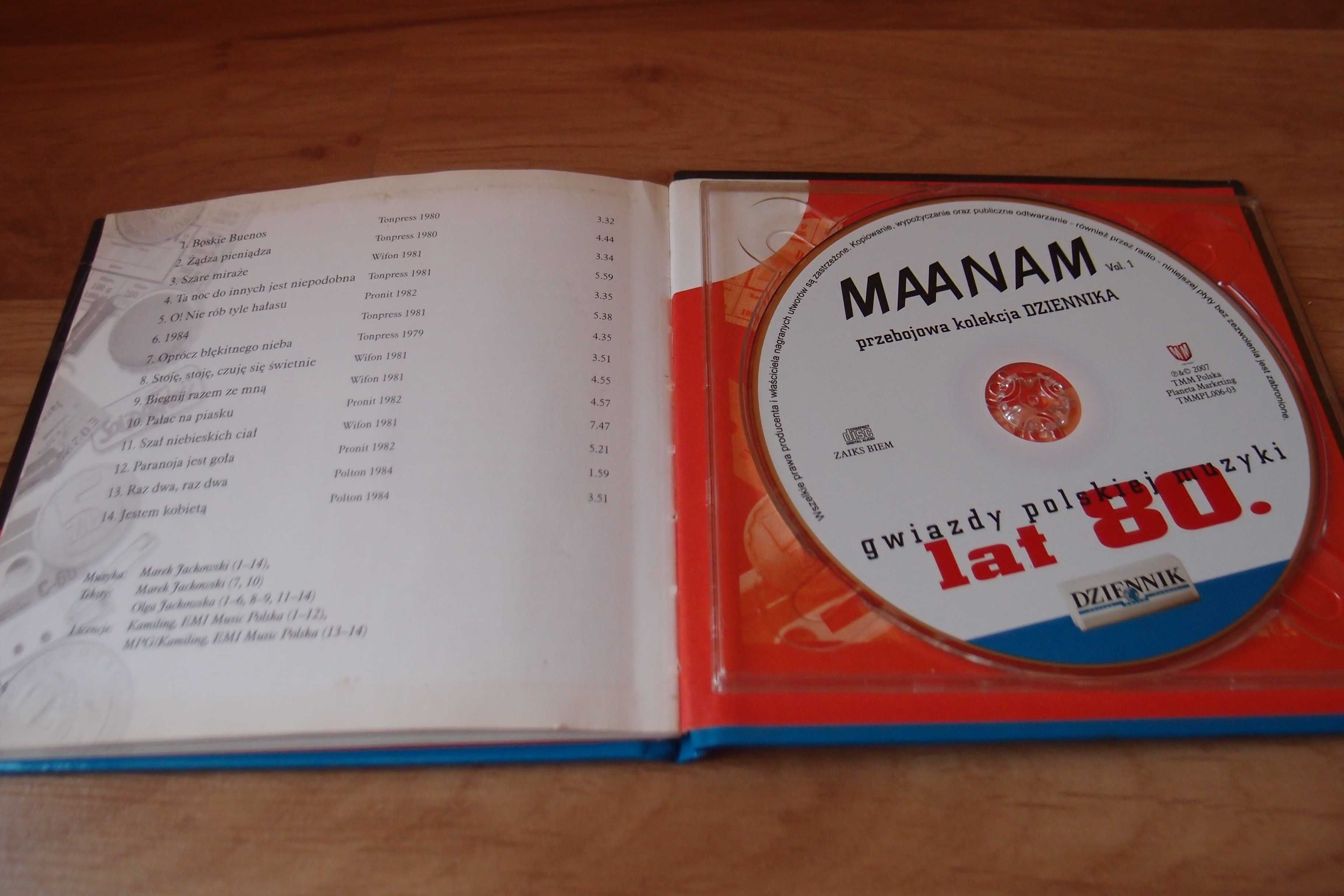 Maanam - Gwiazdy Polskiej Muzyki - płyta CD z książką