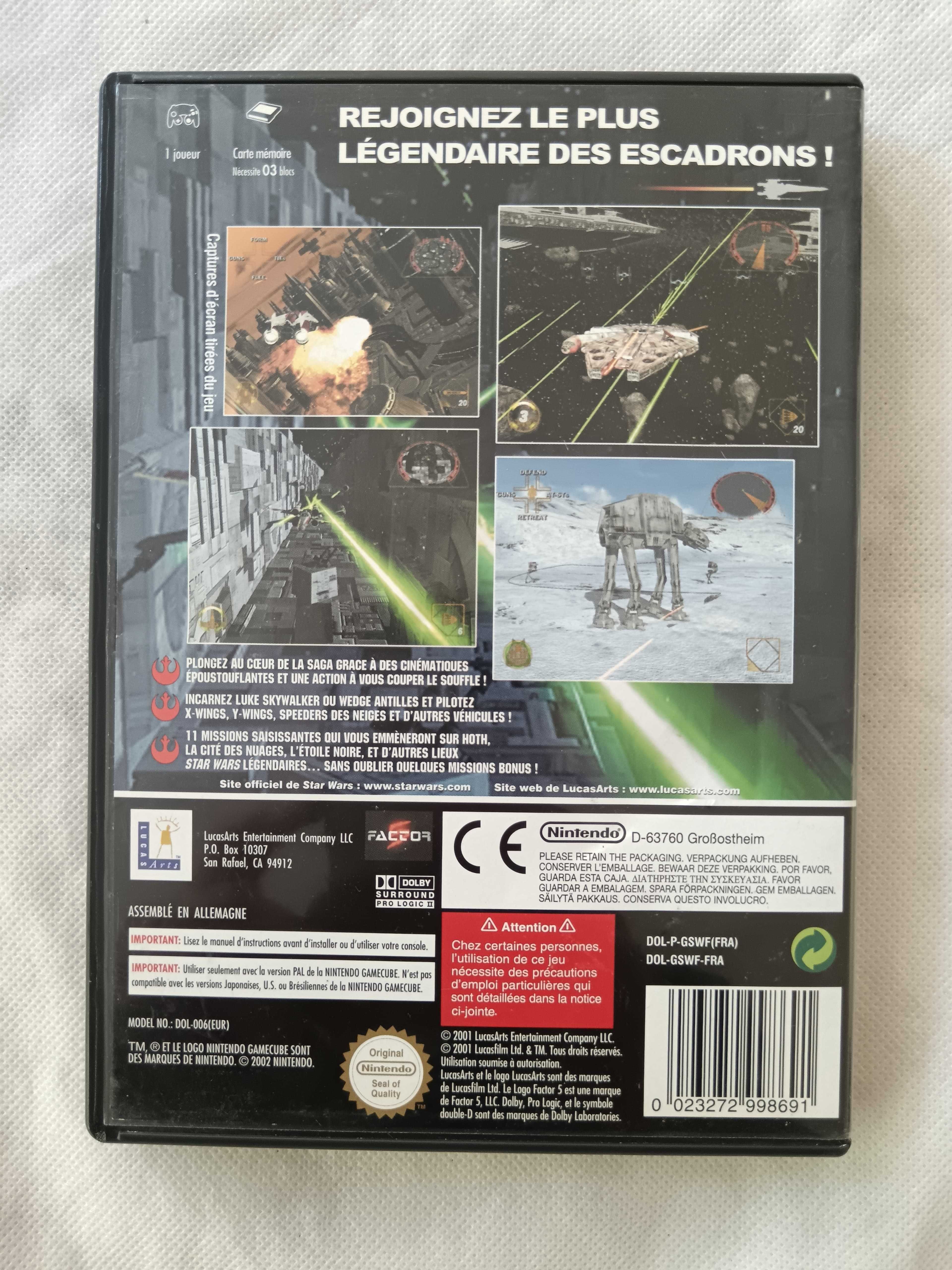 Star Wars: Rogue Leader - Rogue Squadron II [GameCube, 2002] Complete