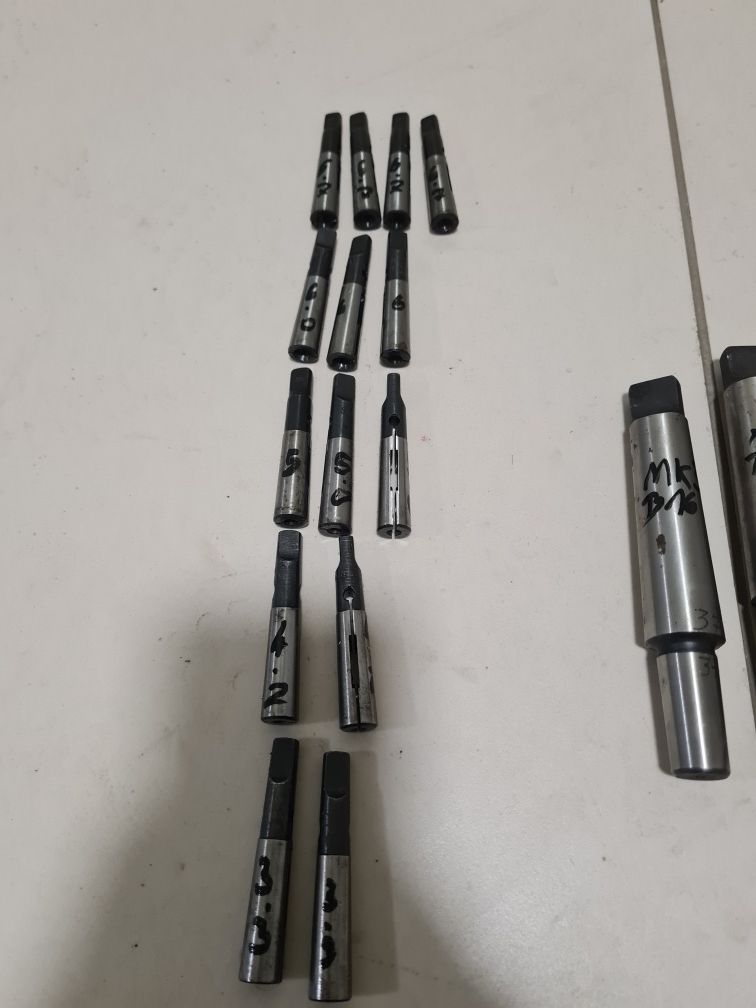 Wiertła MK2 MK3 MK4 Adaptery Frezy