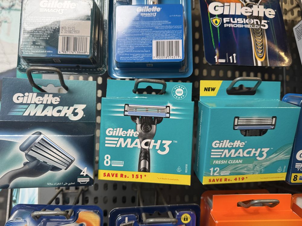 Gillette Fasion 12 шт , Mach3