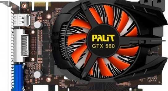 Видеокарта Palit GeForce GTX 560 OC 1024MB GDDR5 256bit D-Sub,DVI,HDMI