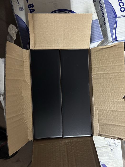 Płytka ścienna EL BARCO DALLAS MAT BLACK 6,5x20 - 6 kartonów